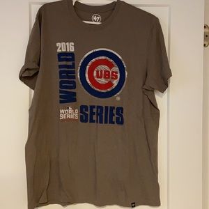 2016 Cubs World Series men’s T-shirt (Gray) SZ L